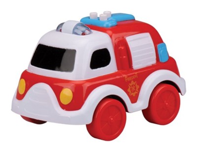 Die Cast Fire Engine with Lights and Sounds 