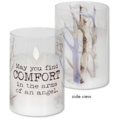 May You Find Comfort Led Hurricane Candle Christianbook Com