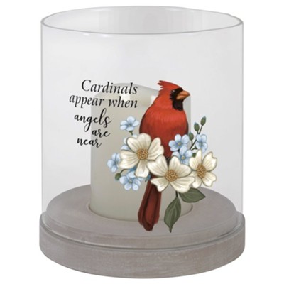 Carson Home Accents LED Candle - Cardinals Appear