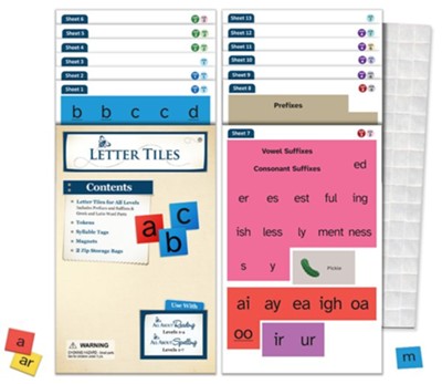 Letter Tiles (includes ALL letter tiles and magnets)   - 