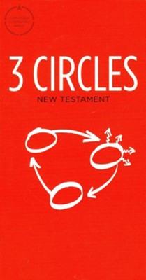 CSB 3 Circles Evangelism New Testament, softcover  - 