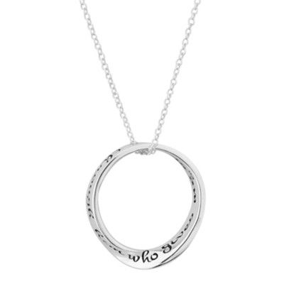 I Can Do All Things Through Christ Mobius Necklace  - 