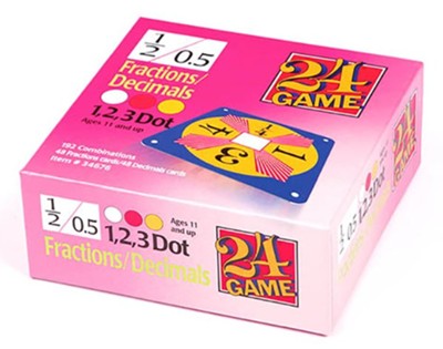24 Game: Fractions & Decimals (96 Cards)  - 