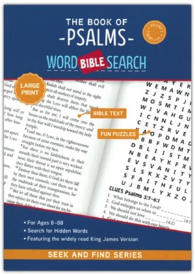 The Book of Psalms, Volume1: Bible Word Search, Large Print  -     By: TheBiblePeople.com
