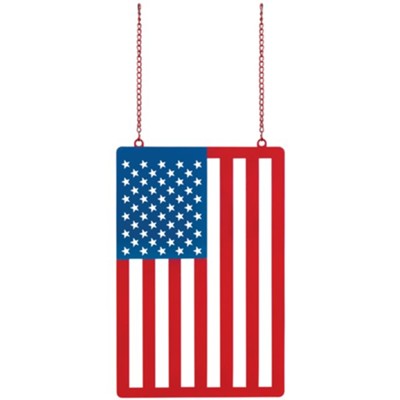 American Flag, Metal Garden Flag, Small  - 