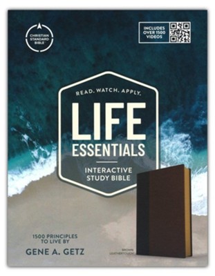 CSB Life Essentials Study Bible--soft leather-look, brown  -     Edited By: David K. Stabnow
    By: Gene A. Getz
