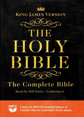 The Complete KJV Audio Bible - on MP3-CD: Narrated By: Bill Foote ...