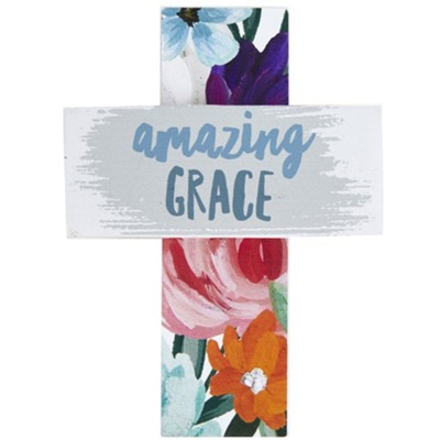 Amazing Grace Easel Cross  -     By: Eliza Todd
