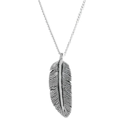 Angel Feather Necklace with Card  - 