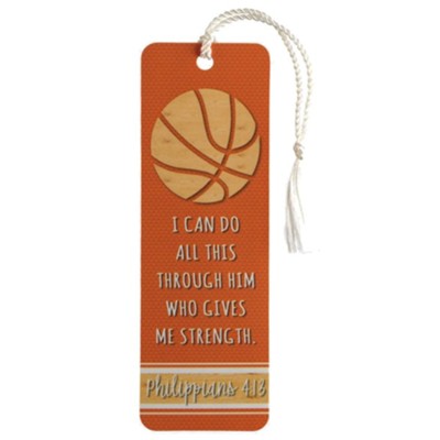 Basketball Bookmark with Tassel  - 