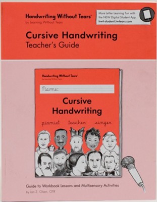 2022 Handwriting Without Tears Kindergarten Teacher Guide + Student Workbook