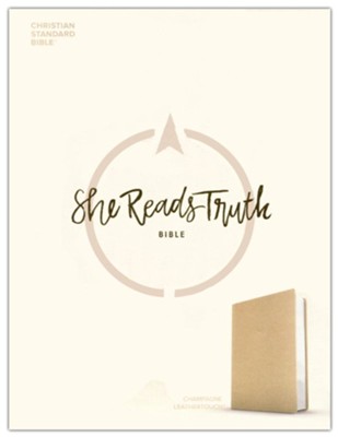 CSB She Reads Truth Bible--LeatherTouch, champagne        -     By: Raechel Myers, Amanda Bible Williams
