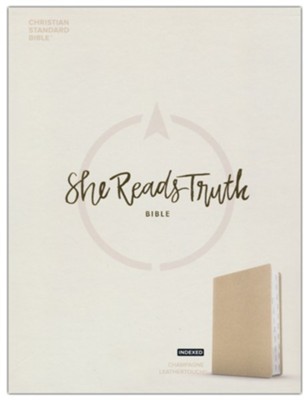 CSB She Reads Truth Bible--Imitation Leather, champagne (indexed)        -     By: Raechel Myers, Amanda Bible Williams
