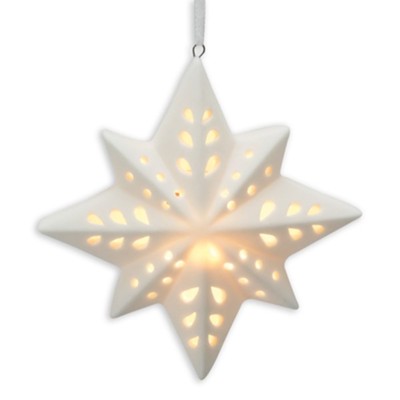 Bethlehem, Lighted Star Ornament   - 