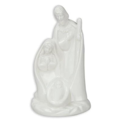 Standing Holy Family Ceramic Figure   - 