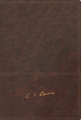Biblia Reflexiones de C. S. Lewis RVR, Piel Imit. Marr&#243n  (RVR C. S. Lewis Bible, Imit. Leather, Brown)  -     By: C.S. Lewis
