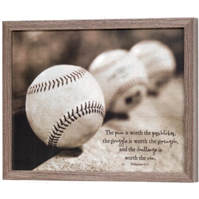 Baseball Framed Wall Art  - 