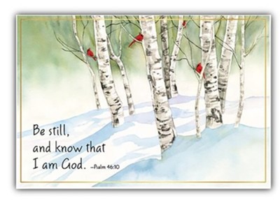 Be Still And Know, Box of 20 Christmas Cards   -     By: Lynnea Washburn
