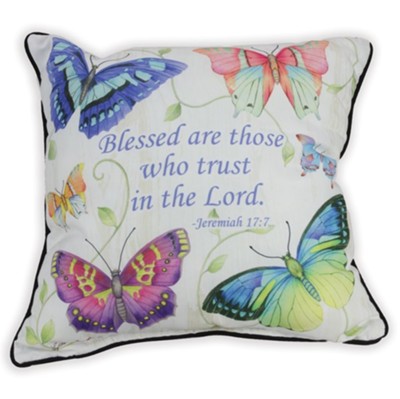 Blessed Are Those Who Trust In The Lord, Pillow: Sandy Lynam Clough ...