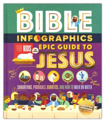 Bible Infographics for Kids Epic Guide to Jesus: Samaritans, Prodigals, Burritos, and How to Walk on Water  - 