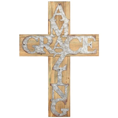 Amazing Grace Wall Cross  - 