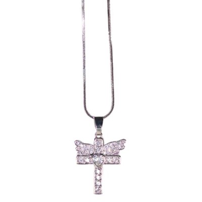 Angel, Cross, Necklace  - 