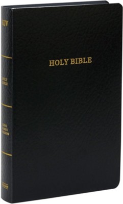 KJV Gift and Award Bible--imitation leather, black  - 