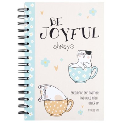 Be Joyful Always Grid Dot Journal  - 