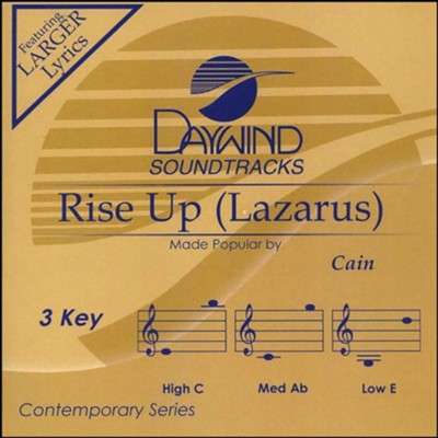 Rise Up (Lazarus) Accompaniment CD  -     By: Cain
