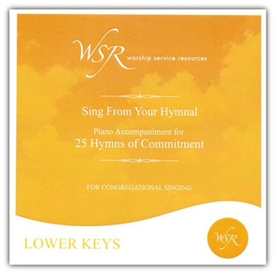 25 Hymns of Commitment Piano Accompaniment CD  - 