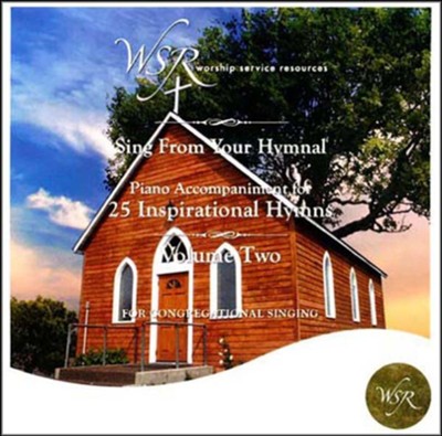 25 Inspirational Hymns, Volume 2 Accompaniment CD   - 