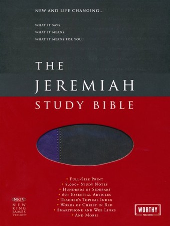 NKJV Jeremiah Study Bible, Limited Edition--soft Leather-look, Gray ...