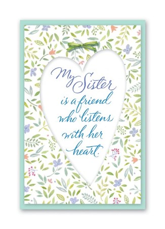 Sister Heart Easel Print - Christianbook.com