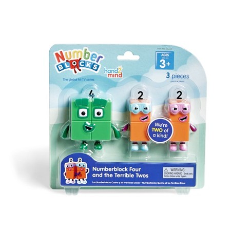Hand2Mind Numberblocks Three and Four Playful Pals