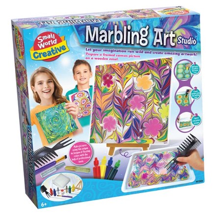 Made By Me Ultimate Marbling Paint Studio Activity Kit for Kids, Boys +  Girls, Child, Ages 6+ 