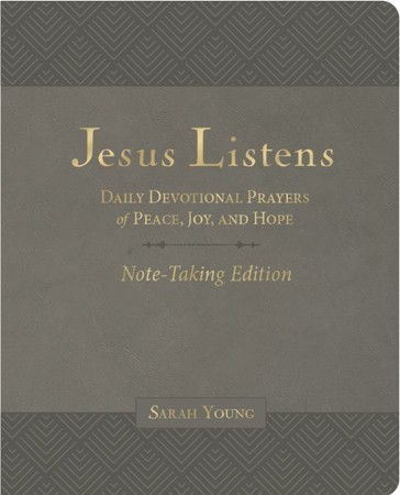 Jesus Listens NoteTaking Edition, soft leather-look, Gray, with full ...