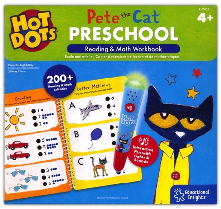 Hot Dots Pete the Cat Preschool Reading & Math - Christianbook.com