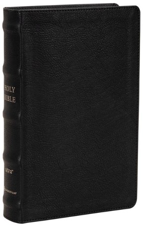 NIV Side-Column Personal-Size Reference Bible--soft leather-look, black:  9780310461128 