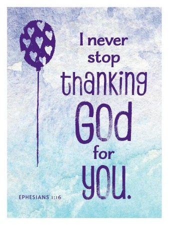 I Never Stop Thanking God For You Magnet - Christianbook.com