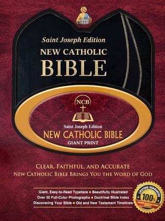 St. Joseph New Catholic Bible (NCB), Giant Print, Black Imitation ...