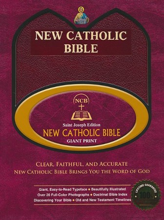 St. Joseph New Catholic Bible (NCB), Giant Print, Bonded Leather ...