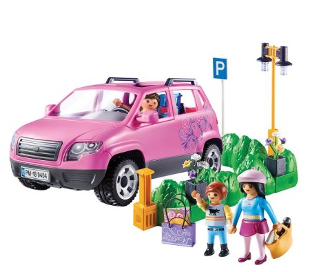 playmobil family car