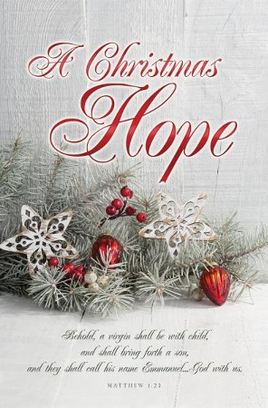 A Christmas Hope (Matthew 1:23) Bulletins, 100 - Christianbook.com