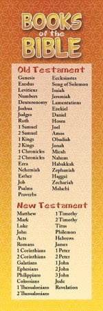 Books of the Bible (Psalm 119:11, NIV) Bookmarks, 25 - Christianbook.com