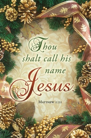 Call His Name Jesus Matthew 1 21 Kjv Bulletins 100 Christianbook Com