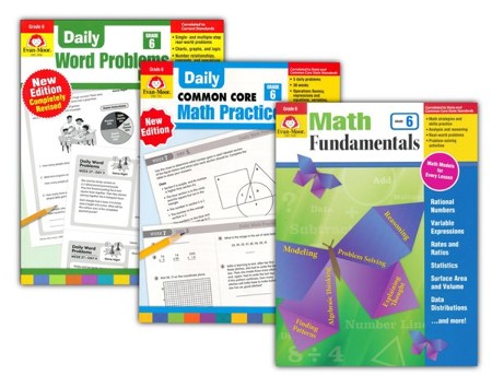 Evan-Moor Math Bundle, Grade 6: 9781645140450 - Christianbook.com