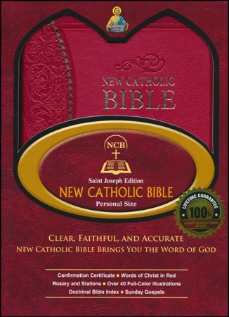 St. Joseph New Catholic Bible, Confirmation Edition Red Dura-Lux ...