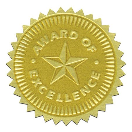 Gold Foil Embossed Seals Award Of - Christianbook.com