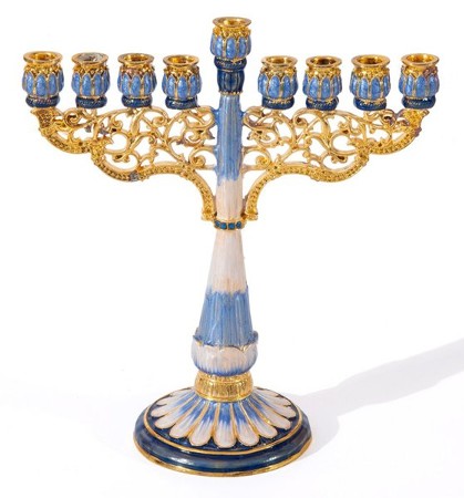 Filigree Hanukkah Menorah: Holy Land Gifts - Christianbook.com