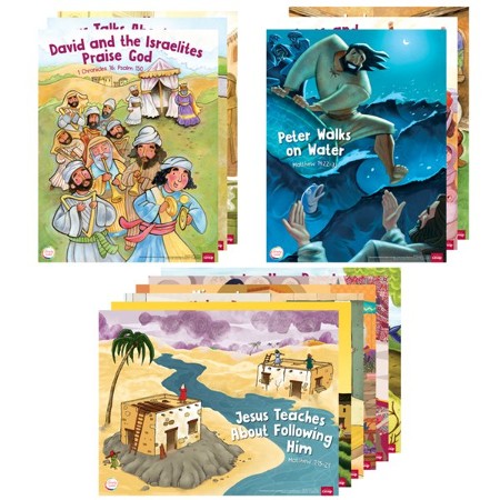 Simply Loved Bible Story Poster Pack (12 Posters), Quarter 9 ...